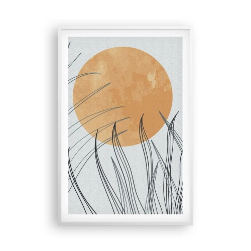 Plagát v bielom ráme - Vždy ku slnku - 61x91 cm