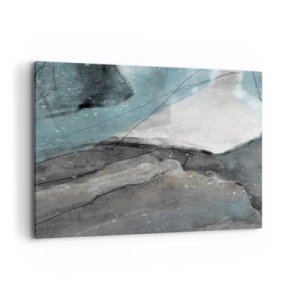 Obraz na plátne - Abstrakcie: skaly a ľad - 100x70 cm