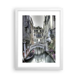 Plagát v bielom ráme - Od storočí v tichom zamyslení - 30x40 cm