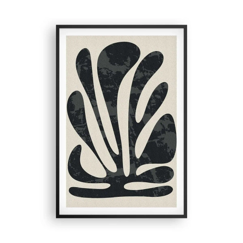 Plagát v čiernom ráme - Mnohoprstá abstrakcia - 61x91 cm