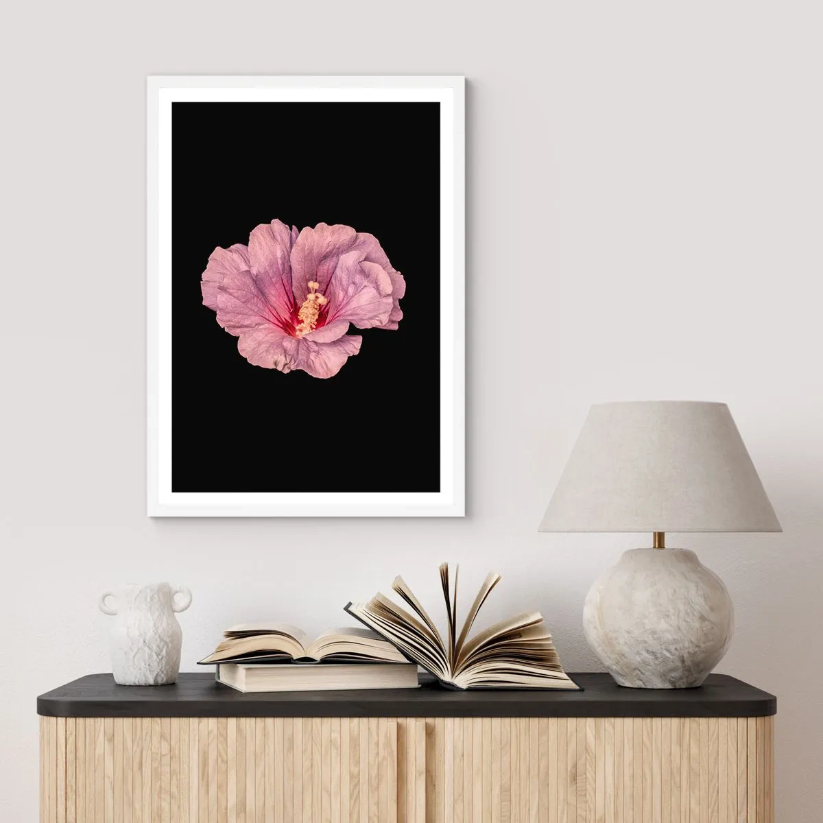 Plagát v bielom ráme - Priamo do srdca - 40x50 cm