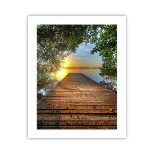 Plagát - Neponáhľaj sa, posaď sa - 40x50 cm