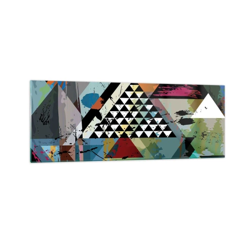 Obraz na skle - Aké je to jednoduché - 140x50 cm