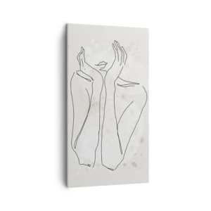 Obraz na plátne - Zasnený okamih - 45x80 cm