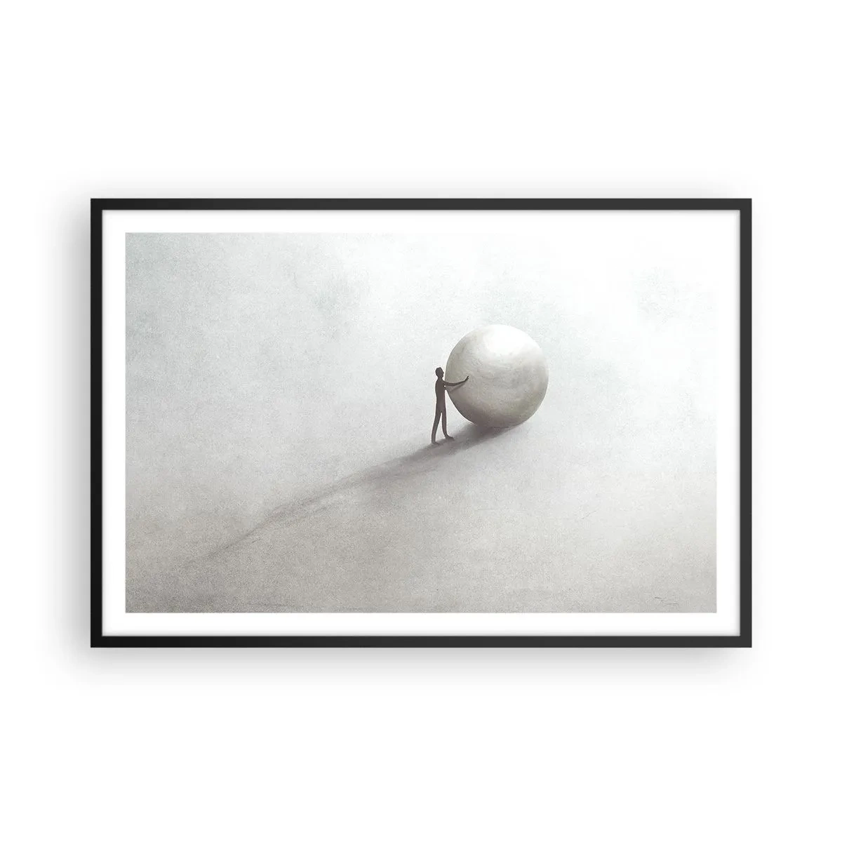 Plagát v čiernom ráme - Hra života - 91x61 cm
