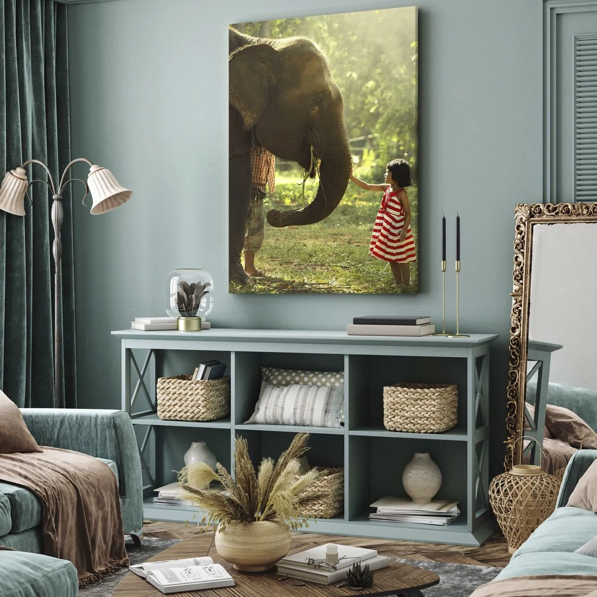 Obraz na plátne - Sila priateľstva - 45x80 cm