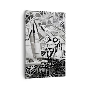 Obraz na plátne - Medzi vlnami - 80x120 cm