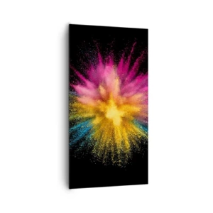 Obraz na plátne - Zrodenie farieb - 65x120 cm