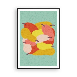 Plagát v čiernom ráme - Ochutnajte letné slnko - 70x100 cm