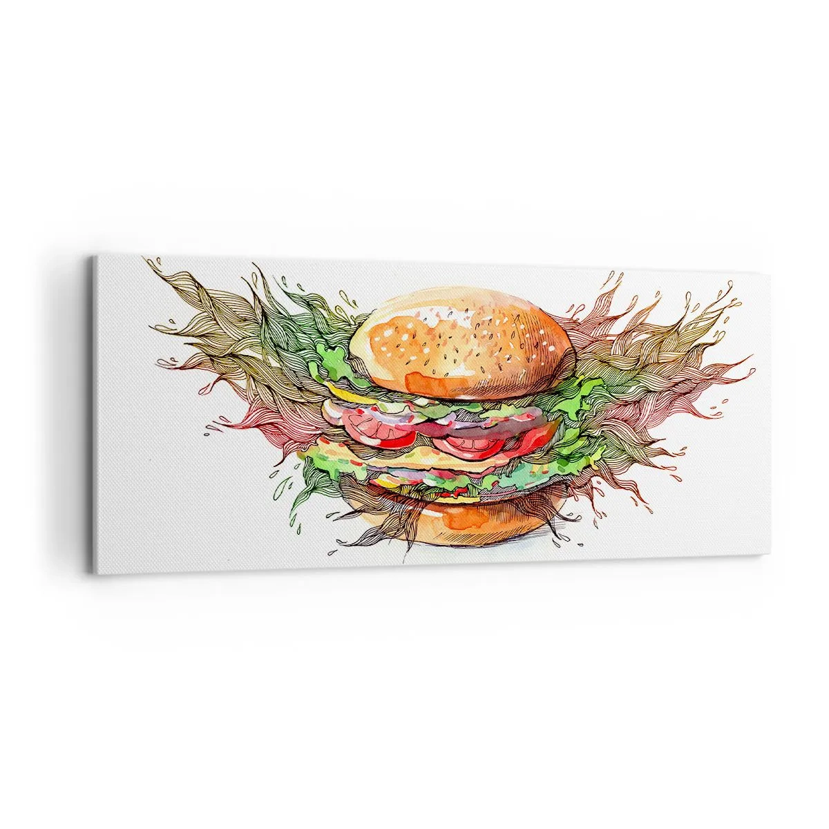 Obraz na plátne - Horúce pokušenie - 100x40 cm
