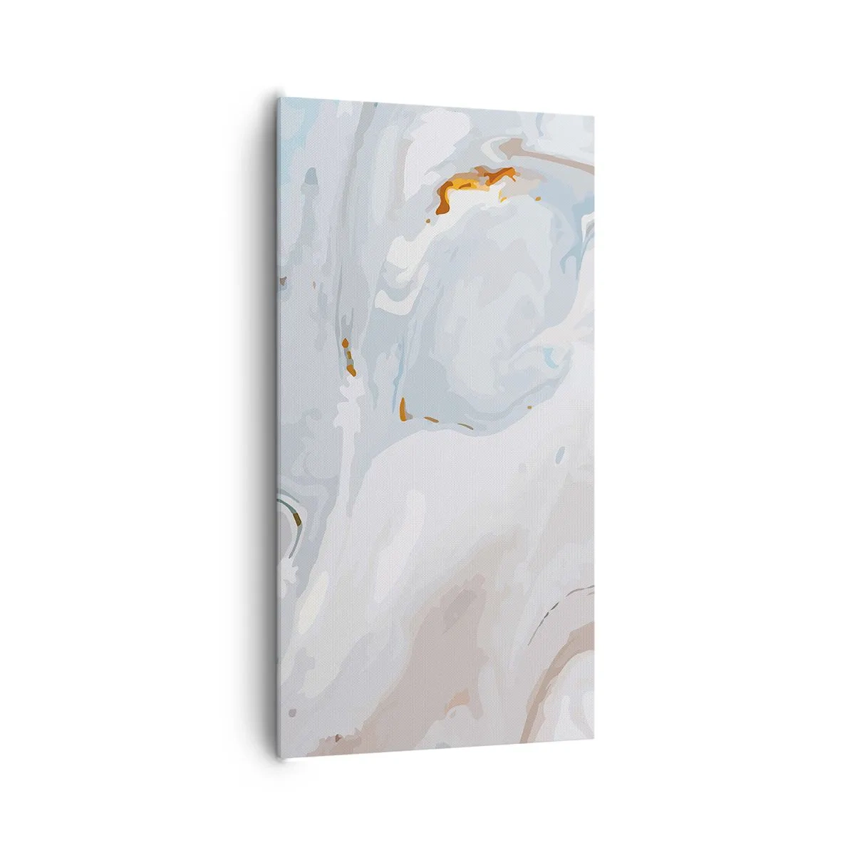 Obraz na plátne - Povznesená biela - 65x120 cm