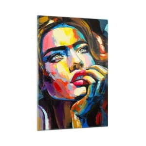 Obraz na skle - Sny, ako vtáky letia oblohou - 80x120 cm