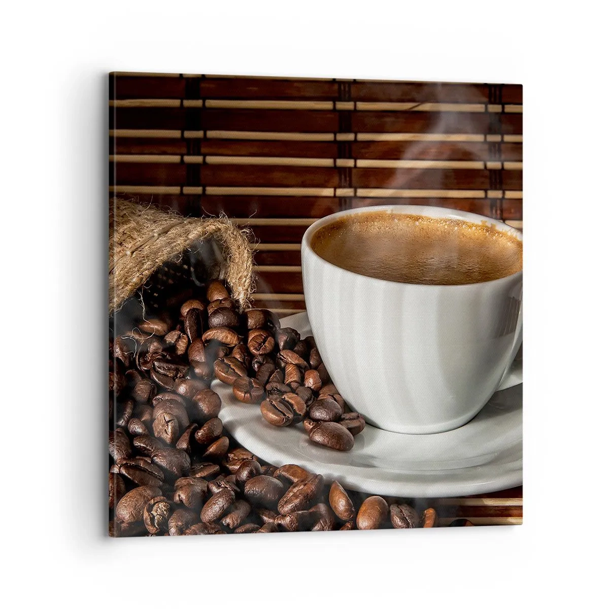 Obraz na plátne - Čiernosť uhlia, priezračnosť jantáru - 70x70 cm