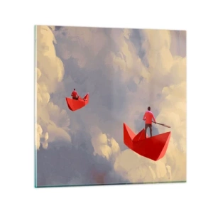 Obraz na skle - Výprava rojkov - 50x50 cm