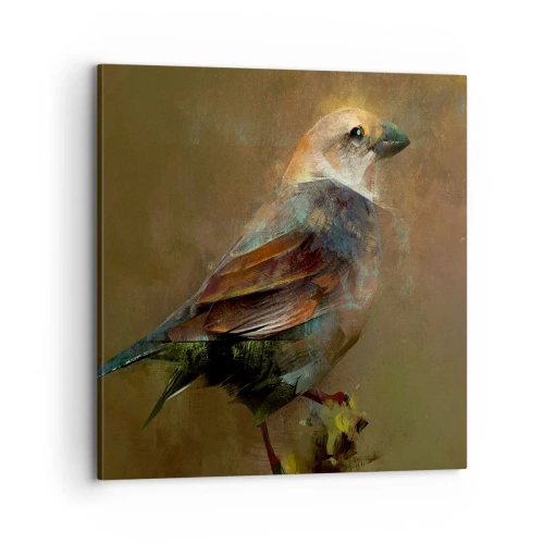 Obraz na plátne - Vrabček, maličký vtáčik - 70x70 cm