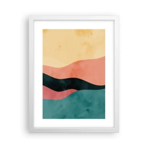 Plagát v bielom ráme - Kompatibilný nesúlad - 30x40 cm