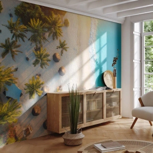 Fototapeta Standard Eco - Vitaj v raji - Pláž, palmy, Exotika - 450x315 cm