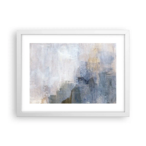 Plagát v bielom ráme - Tóny a akordy farieb - 40x30 cm
