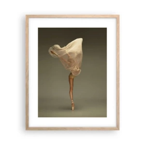 Plagát v ráme zo svetlého duba - Hneď poletí - 40x50 cm