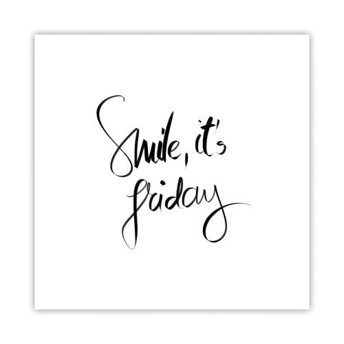 Plagát - Naozajstná radosť - 30x30 cm