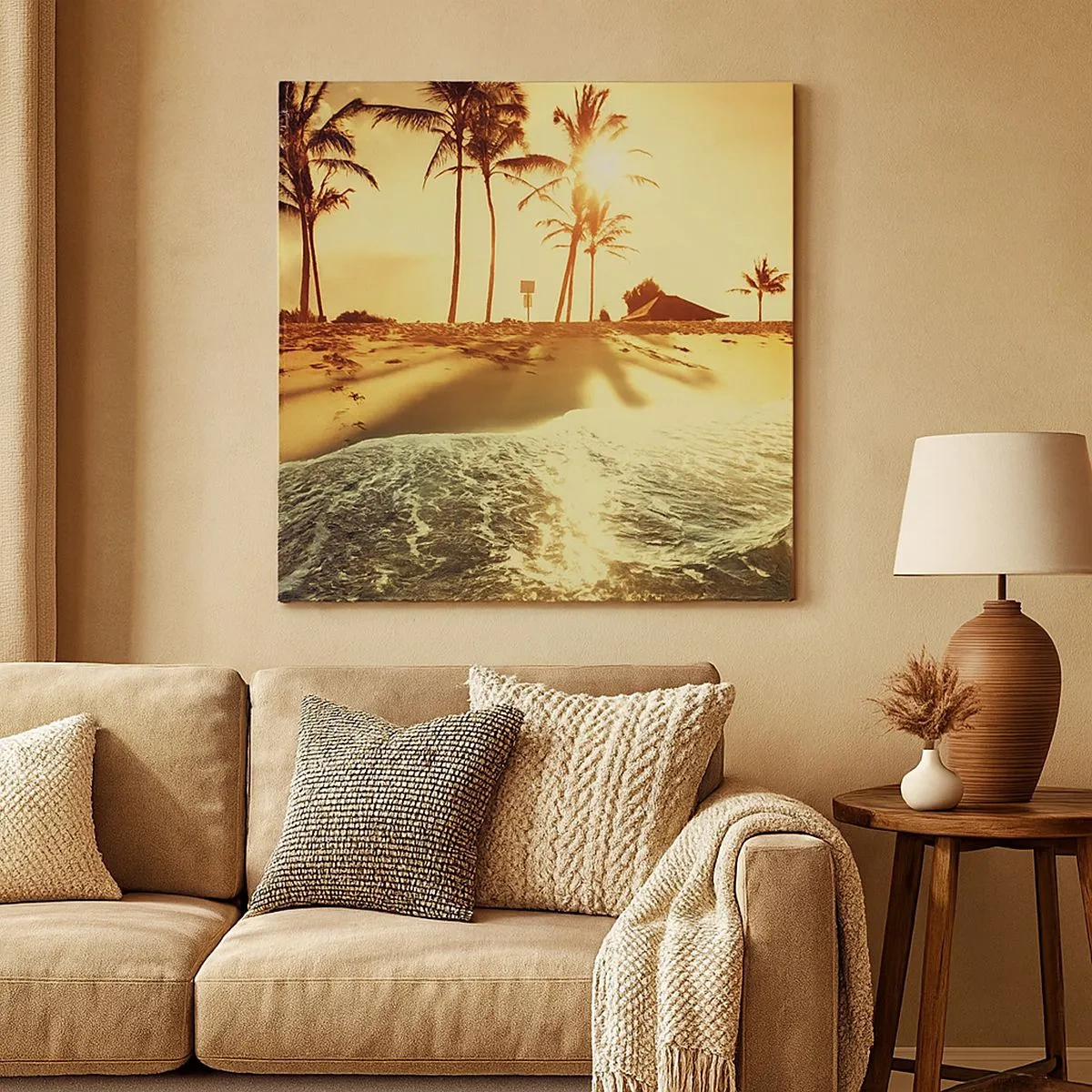 Obraz na plátne - Kalifornské popoludnie - 30x30 cm