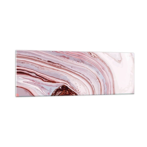 Obraz na skle - Rovno, potom vpravo dole - 90x30 cm