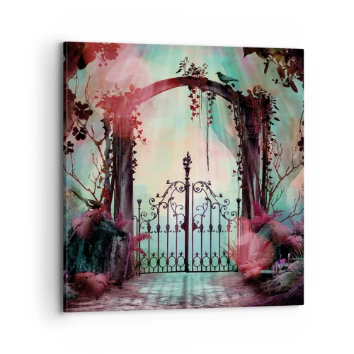 Obraz na plátne - Tajná záhrada - 70x70 cm