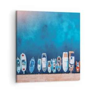 Obraz na plátne - V rade za sebou - 60x60 cm