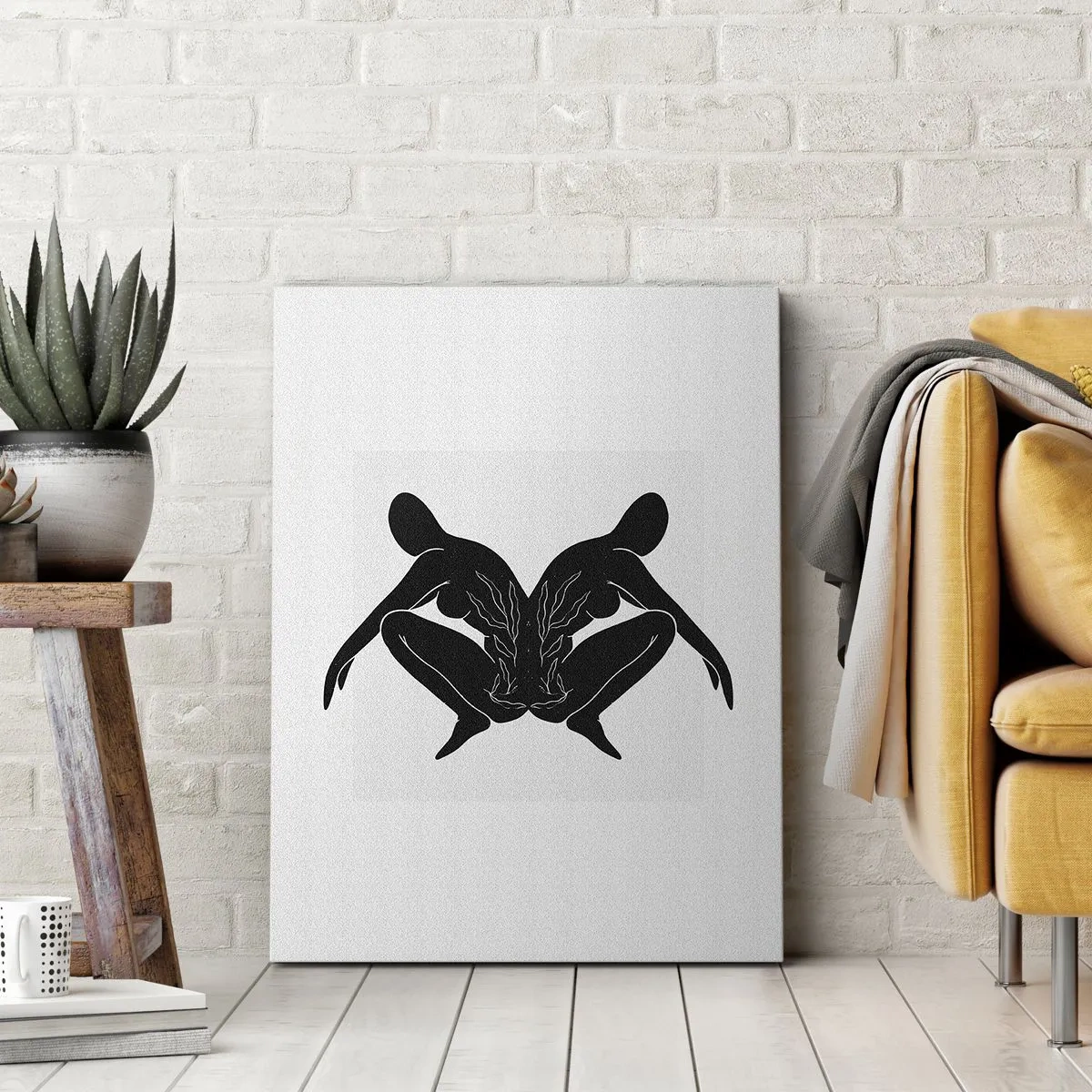 Obraz na plátne - Spoločná duša - 55x100 cm