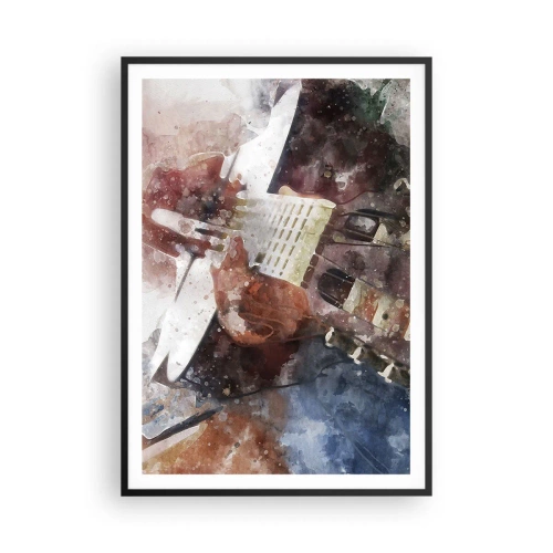 Plagát v čiernom ráme - Čo si o tom myslíš? - 70x100 cm