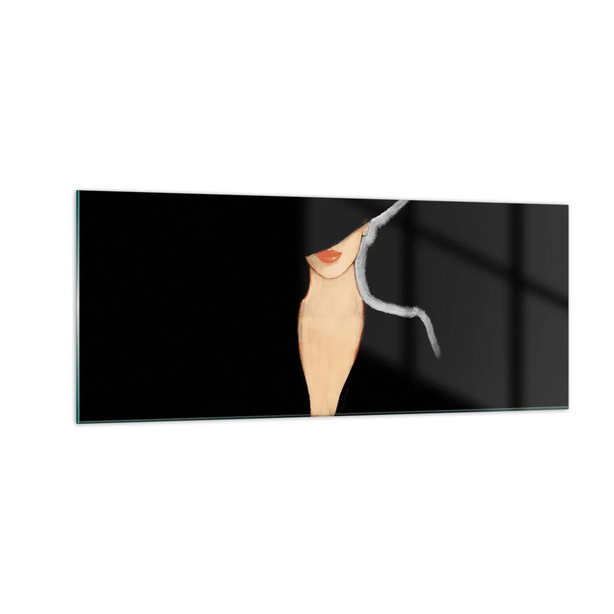 Obraz na skle - Elegancia a štýl - 100x40 cm