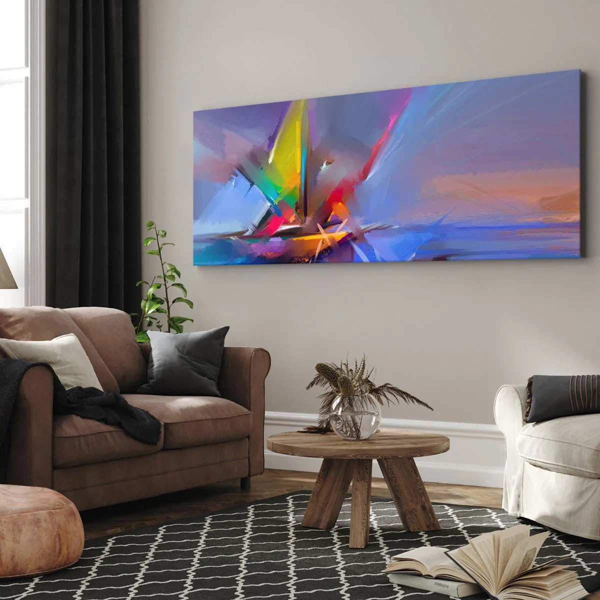 Obraz na plátne - Preletela ako vták - 120x50 cm