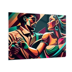 Obraz na skle - V rytme srdca - 100x70 cm