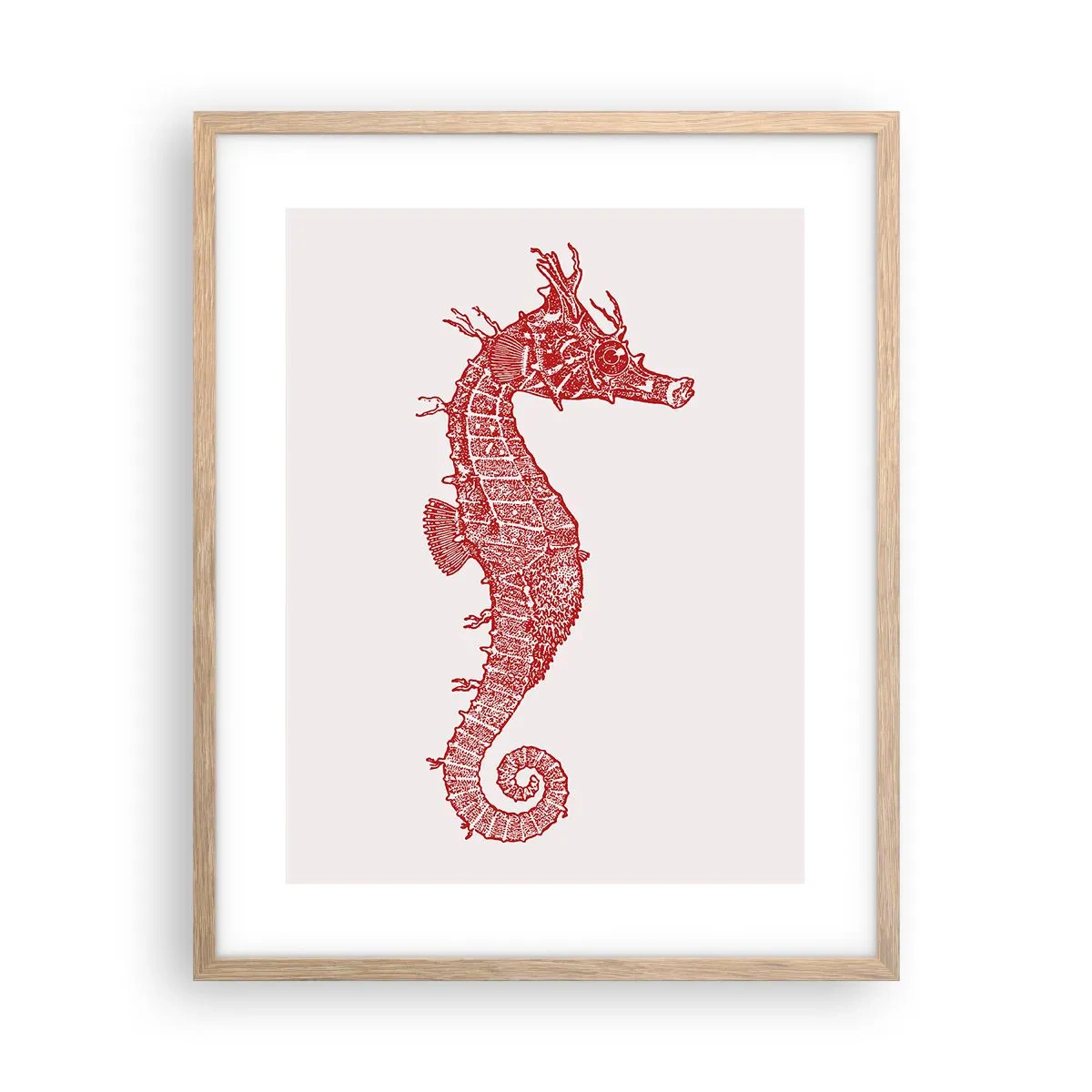 Plagát v ráme zo svetlého duba - Perfektná bytosť - 40x50 cm