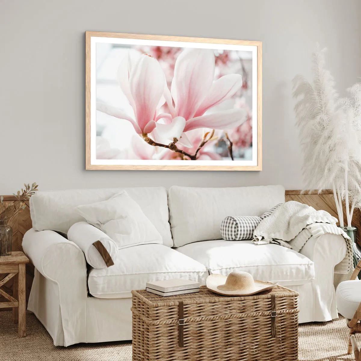Plagát v ráme zo svetlého duba - Nesmiernosť nežnosti - 91x61 cm
