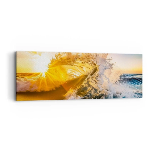 Obraz na plátne - Hra v piesku - 90x30 cm
