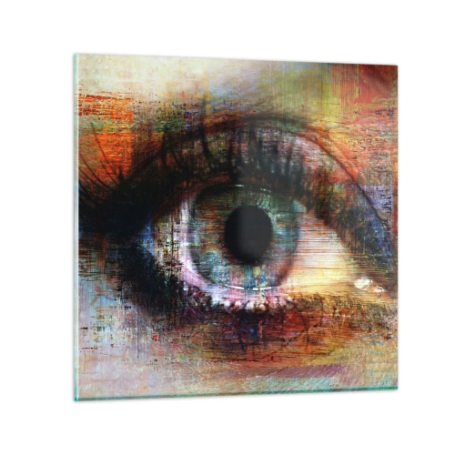 Obraz na skle - Možno sa pozrieť do duše - 70x70 cm