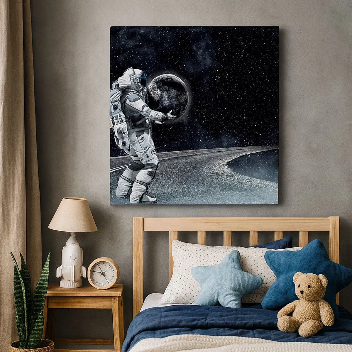 Obraz na plátne - Na Mliečnej dráhe - 30x30 cm