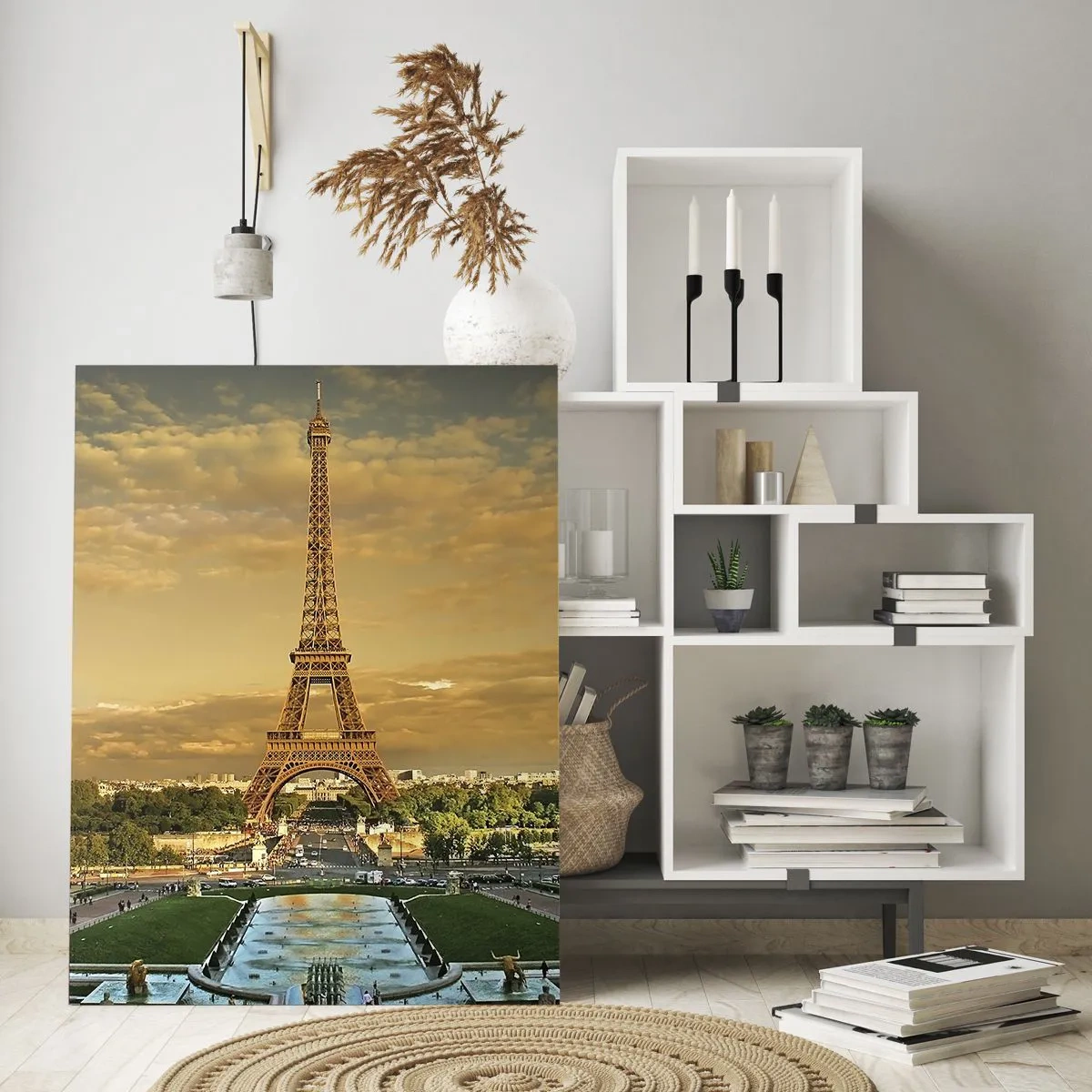 Obraz na skle - Kráľovná Paríža - 50x70 cm