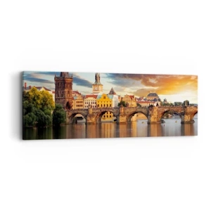 Obraz na plátne - Krásna od pradávna - 90x30 cm
