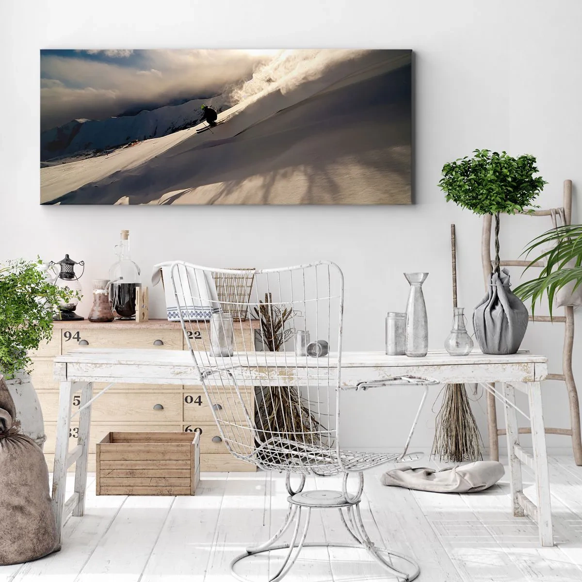 Obraz na plátne - Prijatá výzva hôr - 140x50 cm