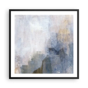 Plagát v čiernom ráme - Tóny a akordy farieb - 60x60 cm