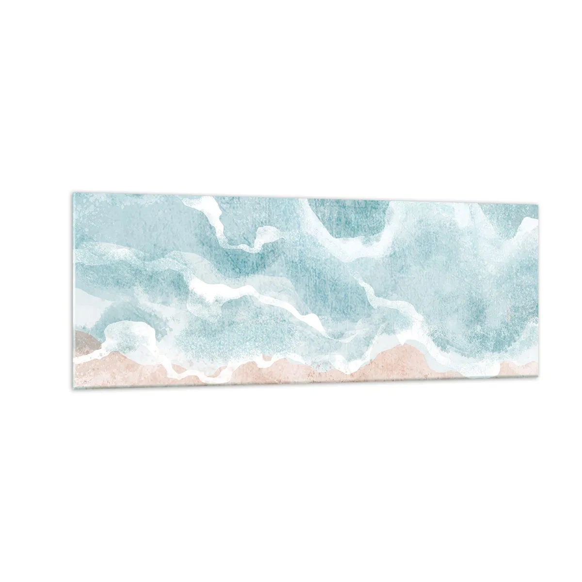 Obraz na skle - Abstrakcia mrakov - 140x50 cm