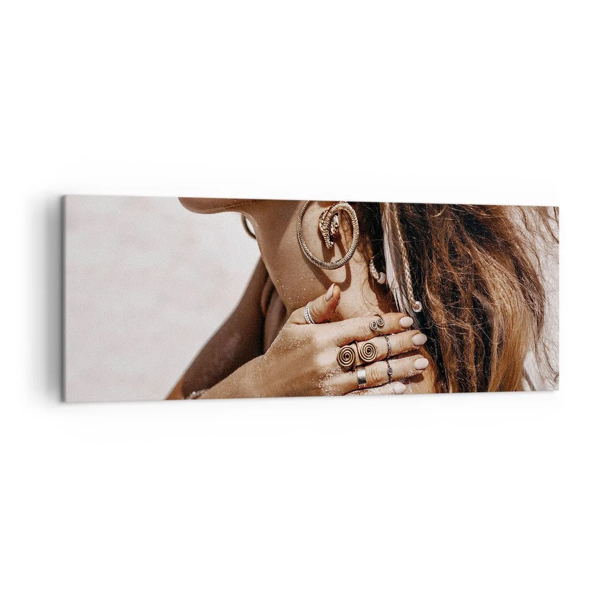 Obraz na plátne - Kráľovná divokej pláže - 140x50 cm