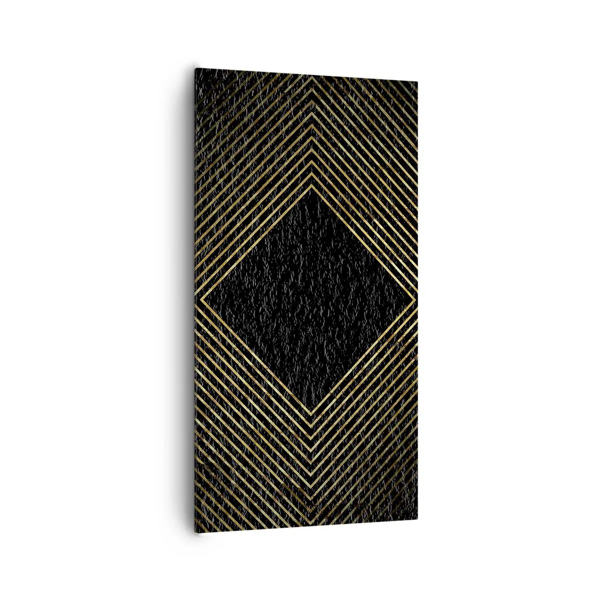 Obraz na plátne - Geometria v štýle glamour - 65x120 cm