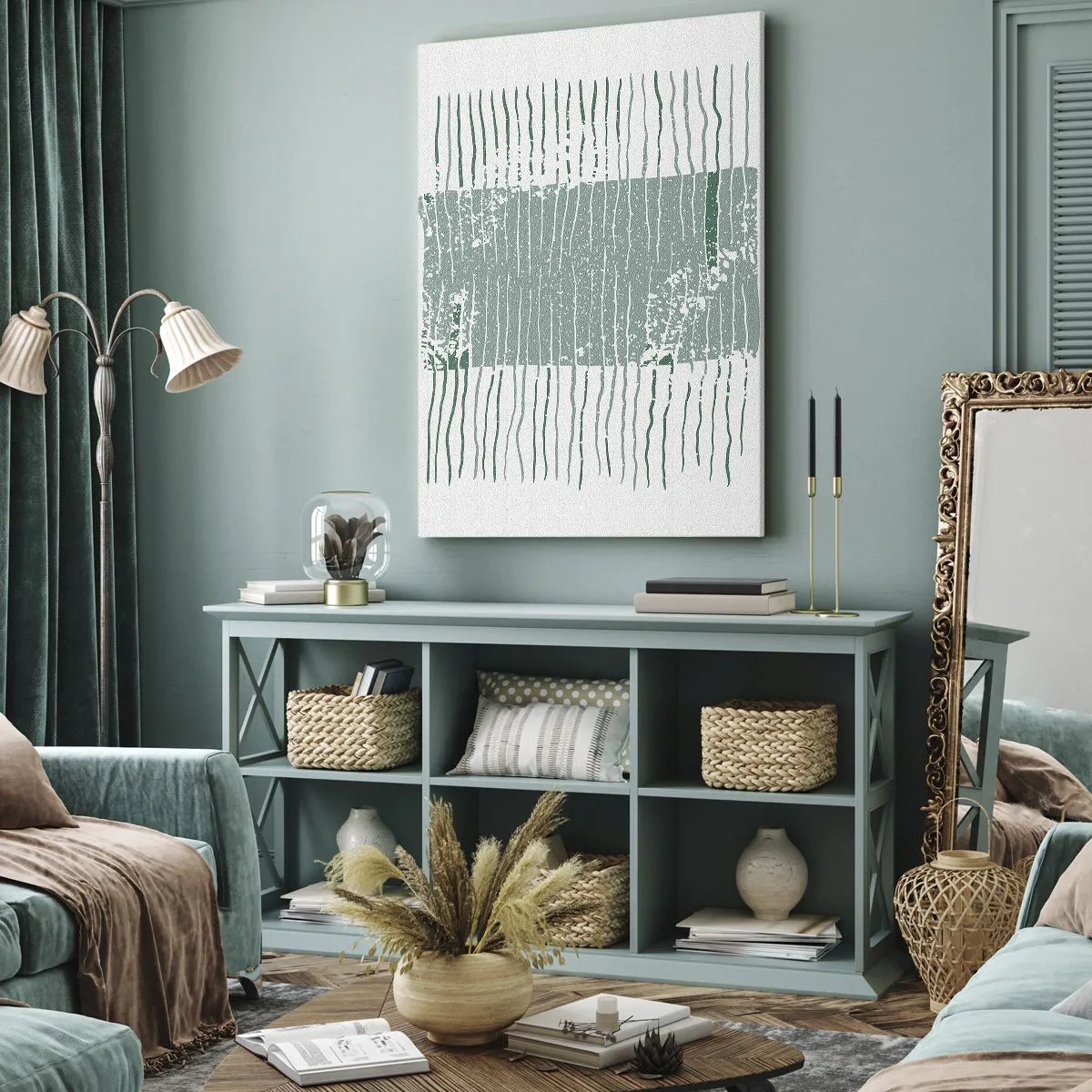 Obraz na plátne - Morská abstrakcia - 70x100 cm