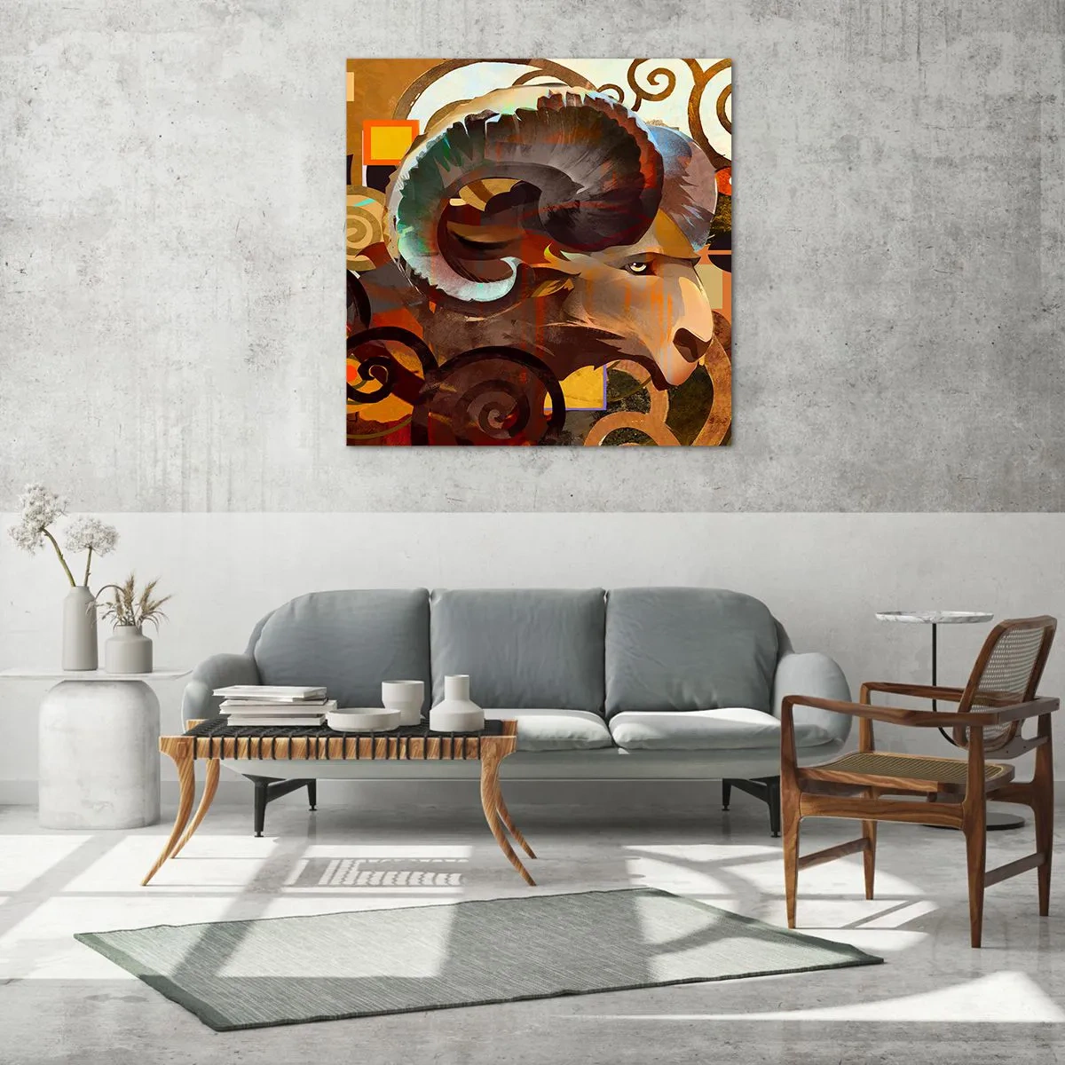 Obraz na skle - Mágia - náboženstvo - rituály - 40x40 cm