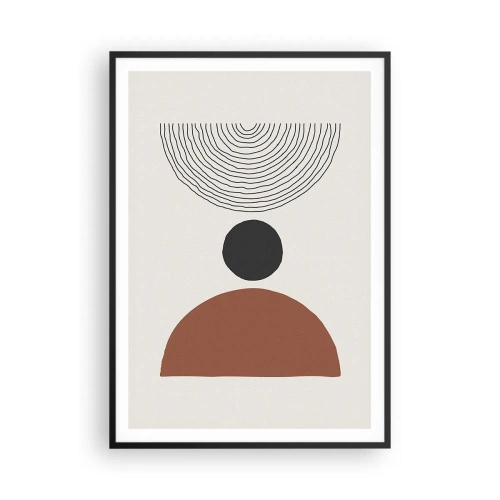 Plagát v čiernom ráme - V centre pozornosti - 70x100 cm