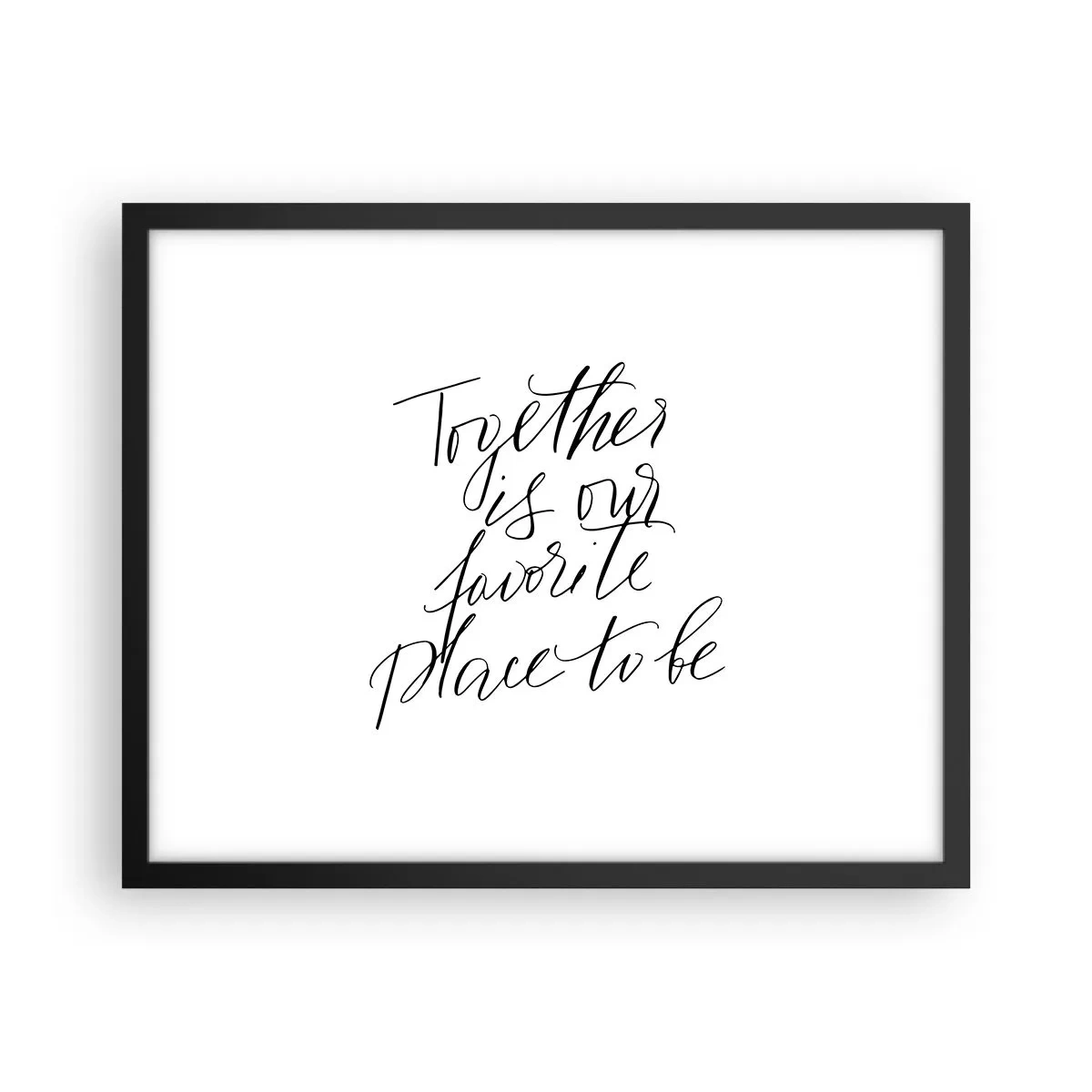 Plagát v čiernom ráme - Cítite to tiež? - 50x40 cm