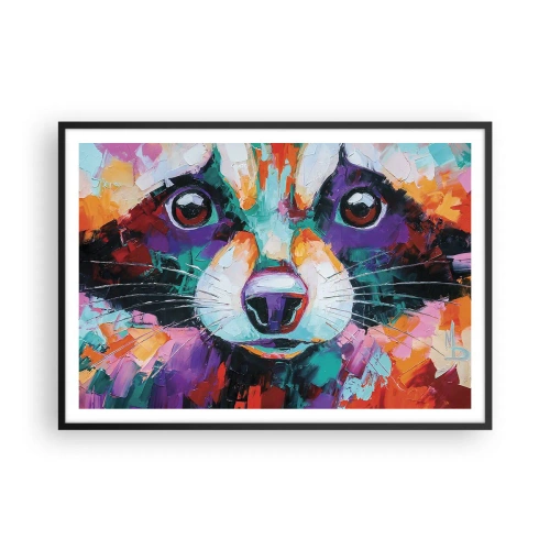 Plagát v čiernom ráme - Iba dobré emócie - 100x70 cm